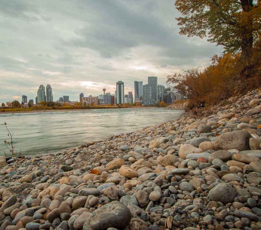 landscape shot of calgary city downtown alberta canada